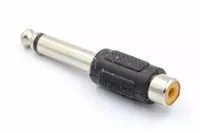 Pomona 6878 6mm Plug (mono) / RCA Jack